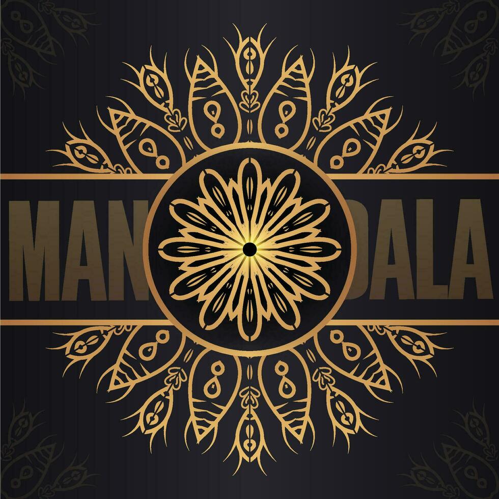 mandala design bakgrund. dekorativ gammal prydnad. design för inbjudan, bröllop kort, diwali, dekoration. Indien, indian, arabiska, damast, asiatisk, turkiska vektor