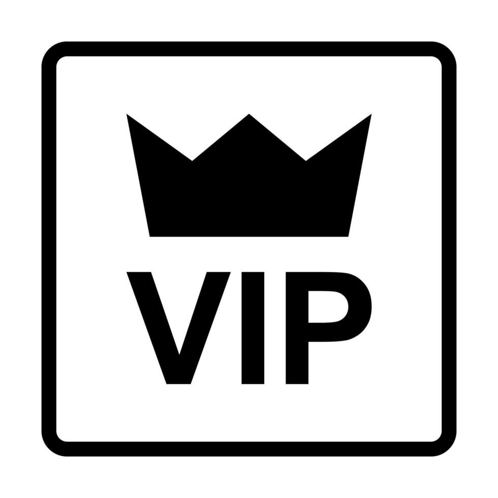 vip ikon för grafisk design, logotyp, hemsida, social media, mobil app, ui vektor