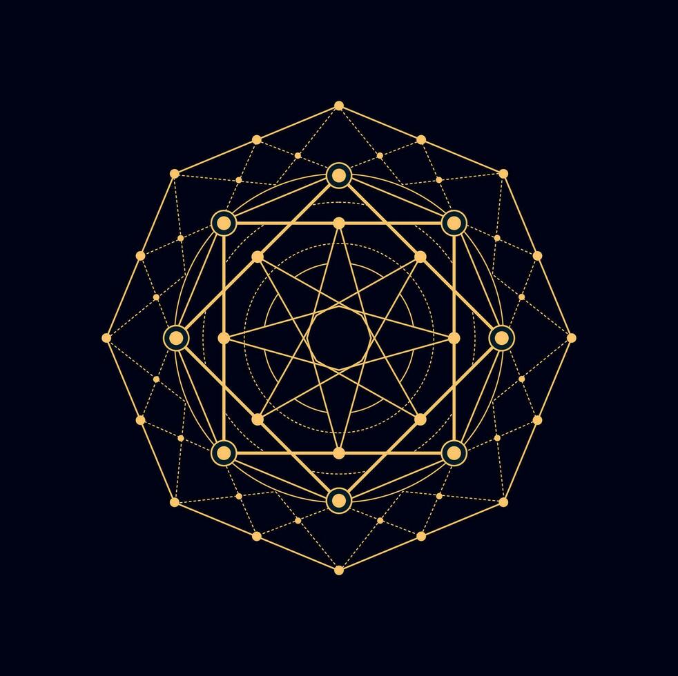 Alchimie heilig Zeichen isoliert esoterisch Symbol vektor