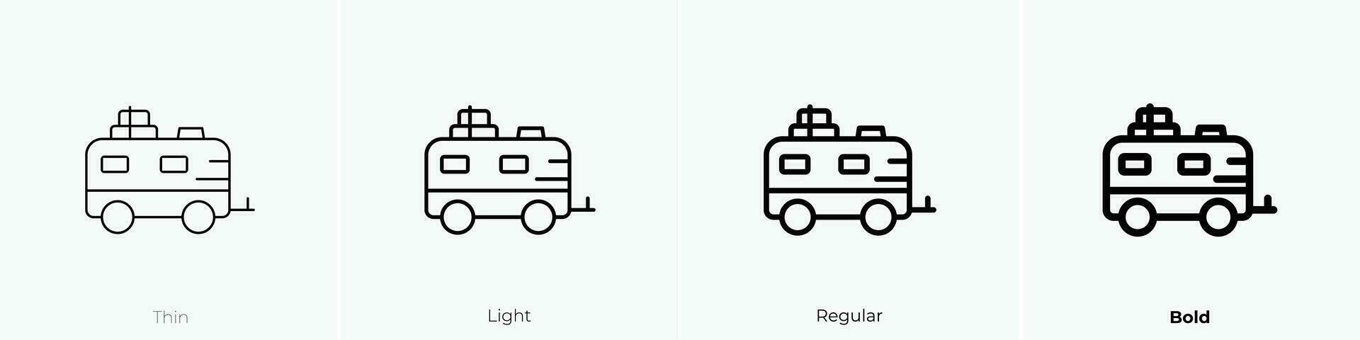 Anhänger Symbol. dünn, Licht, regulär und Fett gedruckt Stil Design isoliert auf Weiß Hintergrund vektor