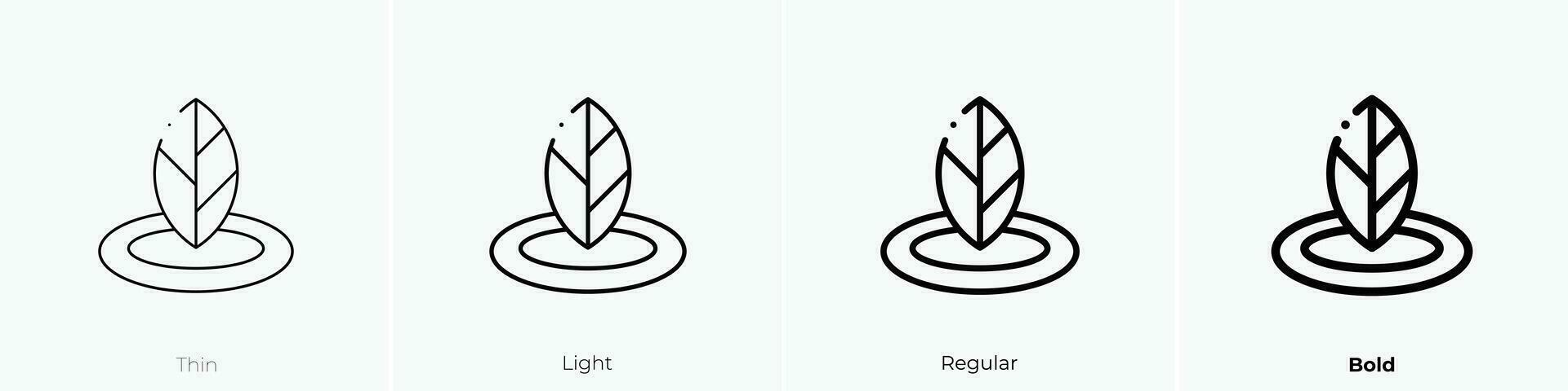 Therapie Symbol. dünn, Licht, regulär und Fett gedruckt Stil Design isoliert auf Weiß Hintergrund vektor