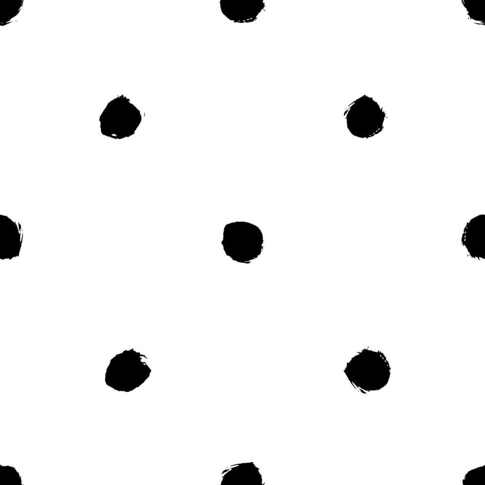 ein schwarz und Weiß Polka Punkt Muster vektor