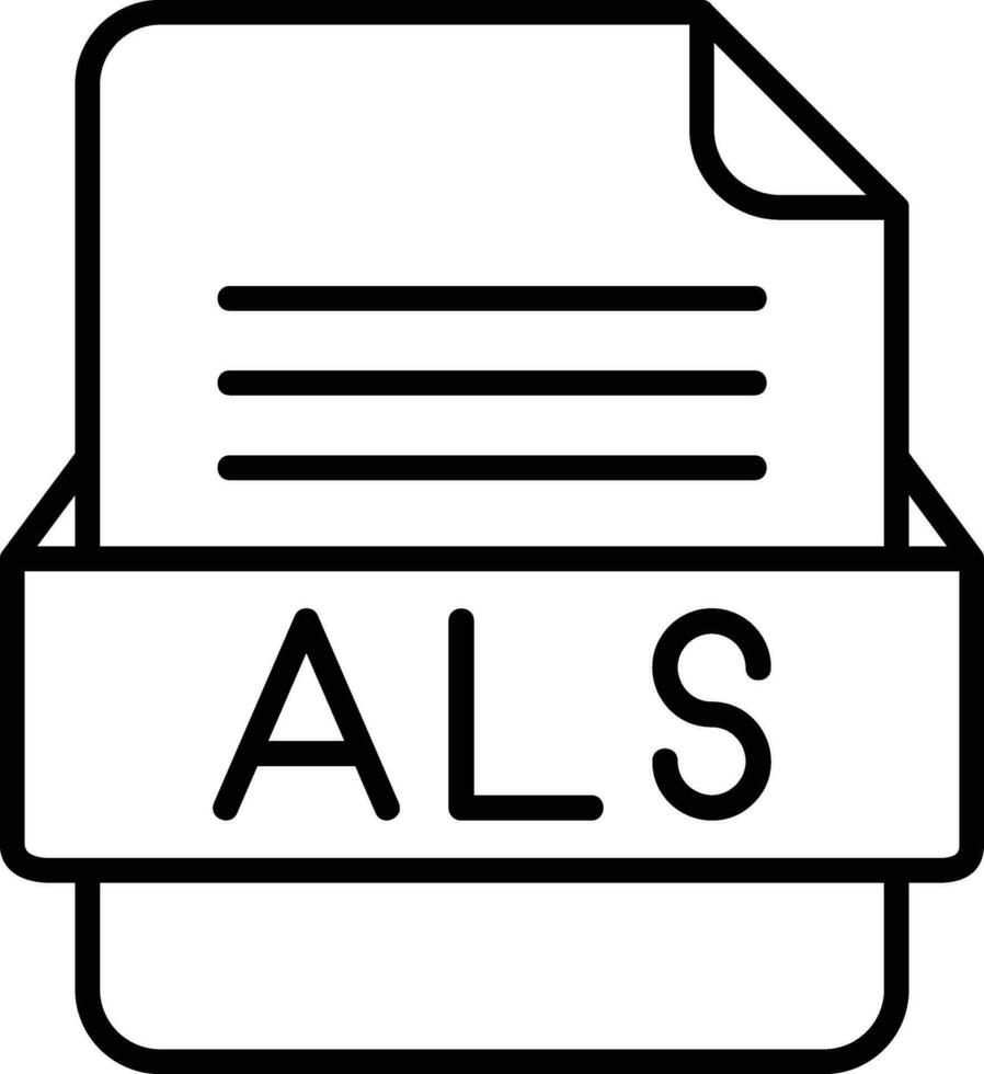 als Datei Format Linie Symbol vektor