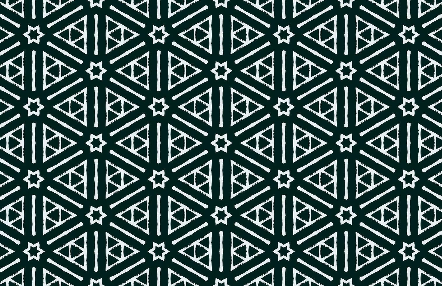 Grunge Hexagon und Star Muster vektor