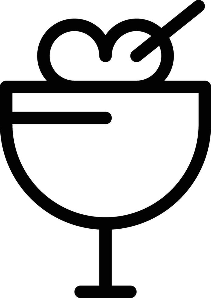 Eis Sahne Tasse Symbol zum herunterladen vektor