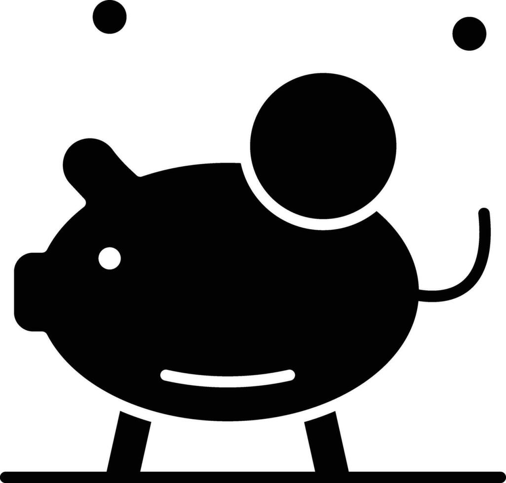 Schweinchen Bank Symbol zum herunterladen vektor