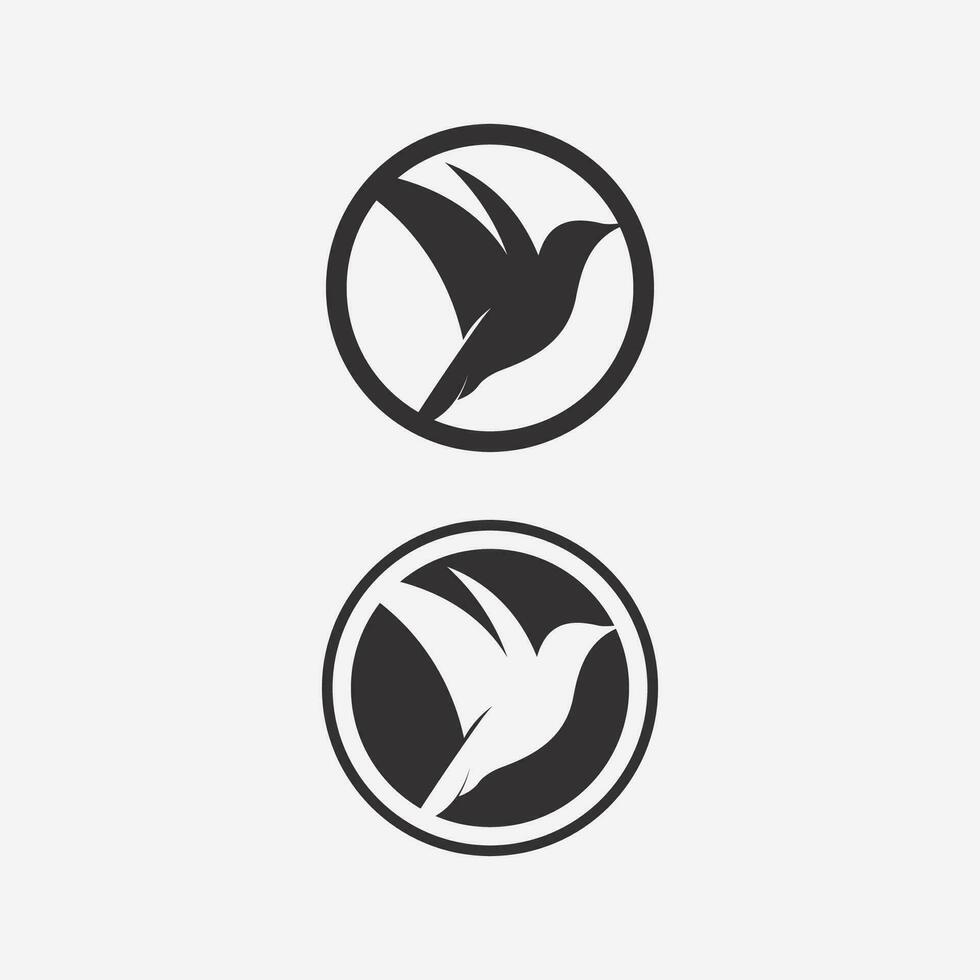 Vogel Logo Vektor Icon Design Vorlage