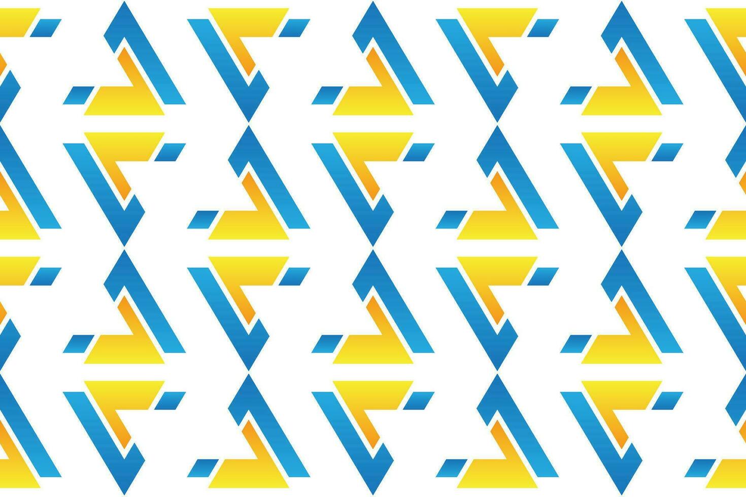 geometrisch nahtlos Muster. einstellen von hell Blau und Gelb Hintergrund mit modern minimal Form. elegant abstrakt geometrisch Texturen. vektor