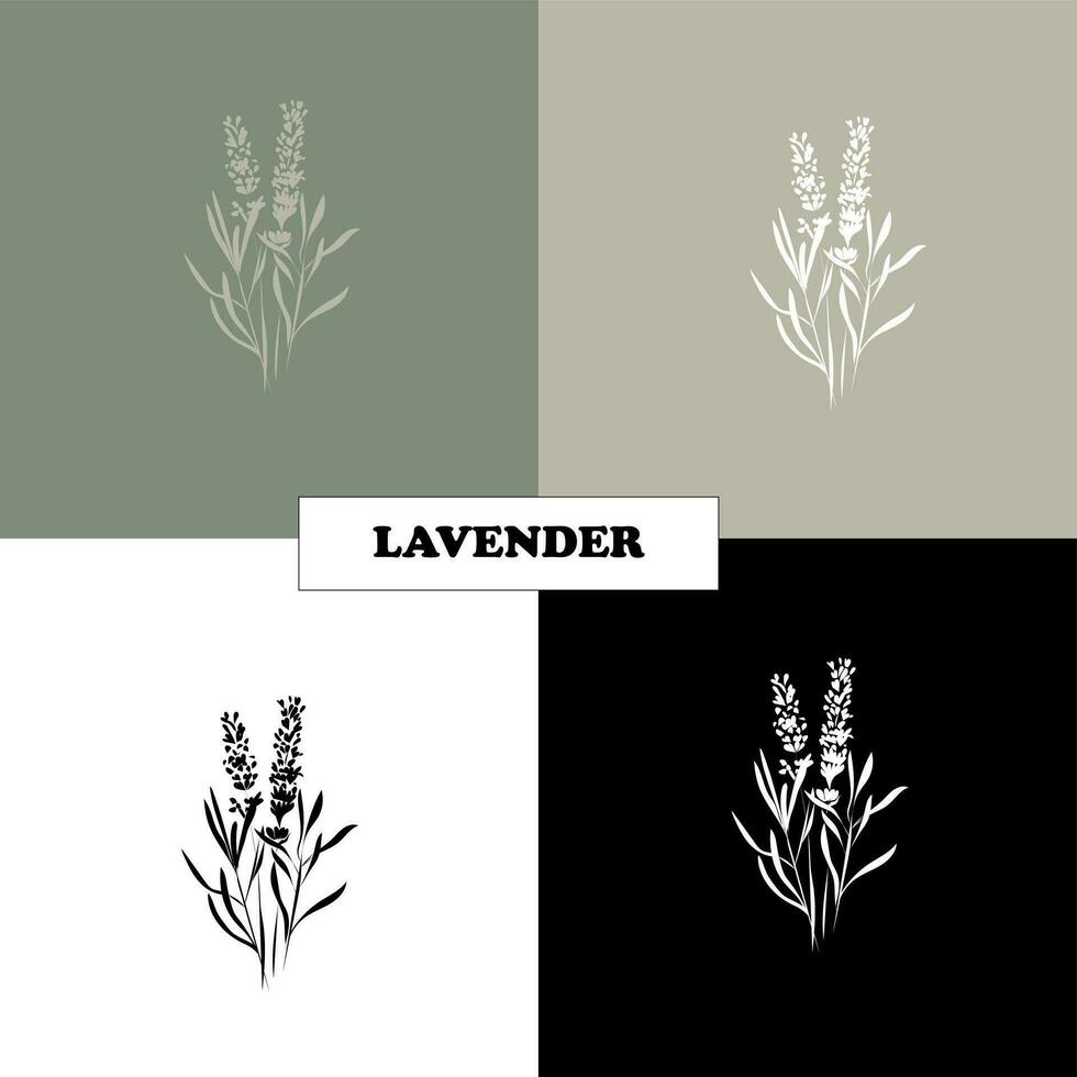 lavendel- för doftande ljus, lavendel- parfym, logotyp vektor