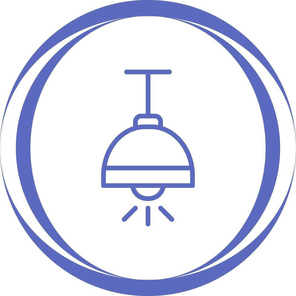 Vektorsymbol für Deckenlampe vektor