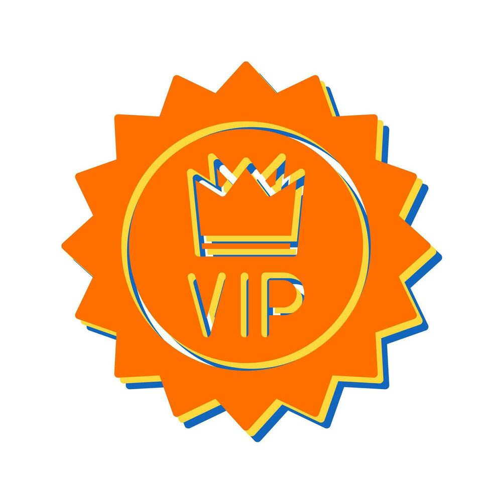 VIP-Vektorsymbol vektor