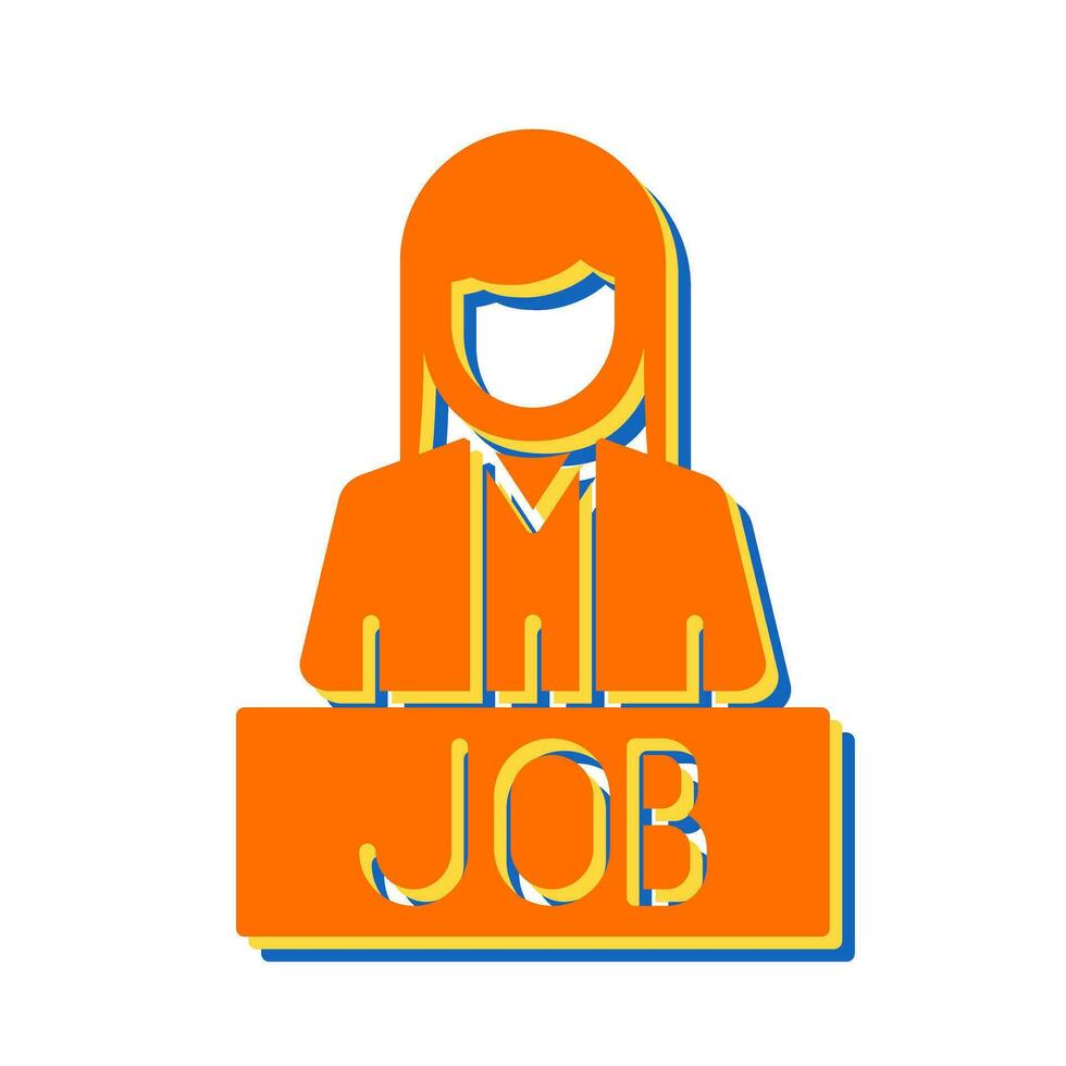 Job-Vektor-Symbol vektor