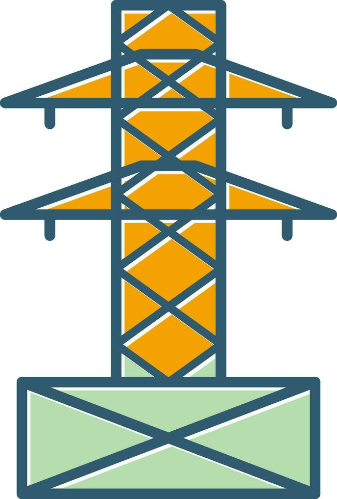 Stromturm-Vektorsymbol vektor
