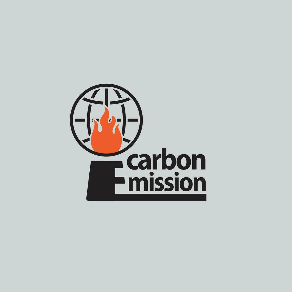 co2 Emission Logo Vektor