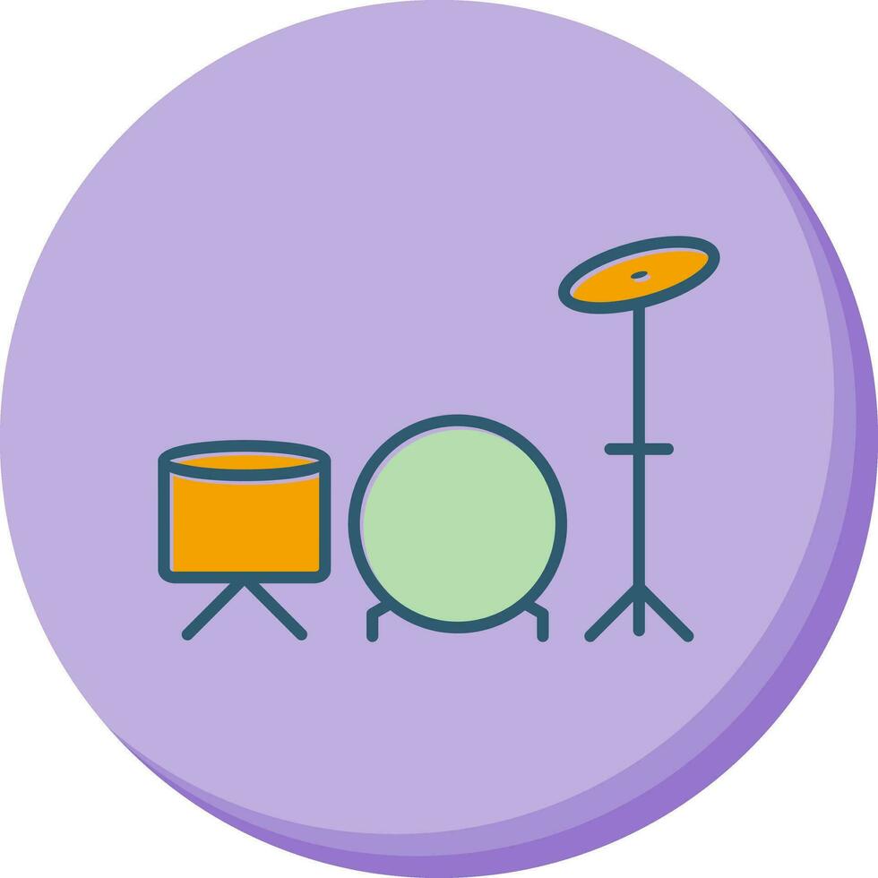 trummor vektor ikon