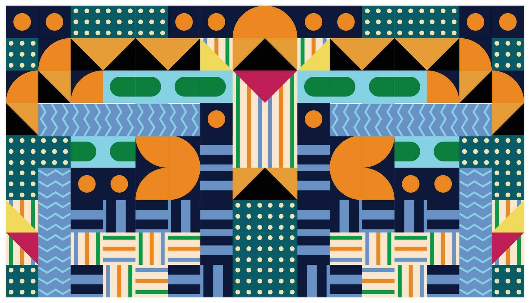 sömlös afrikansk mönster med geometrisk element i retro memphis stil. stam- vektor prydnad. etnisk matta med chevrons. aztec stil. gammal interiörer. modern mattor.