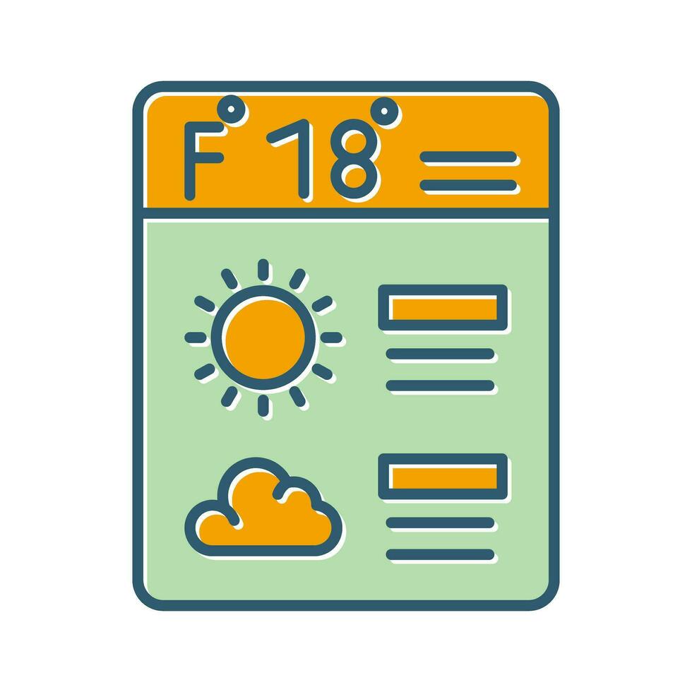 Prognosevektorsymbol vektor