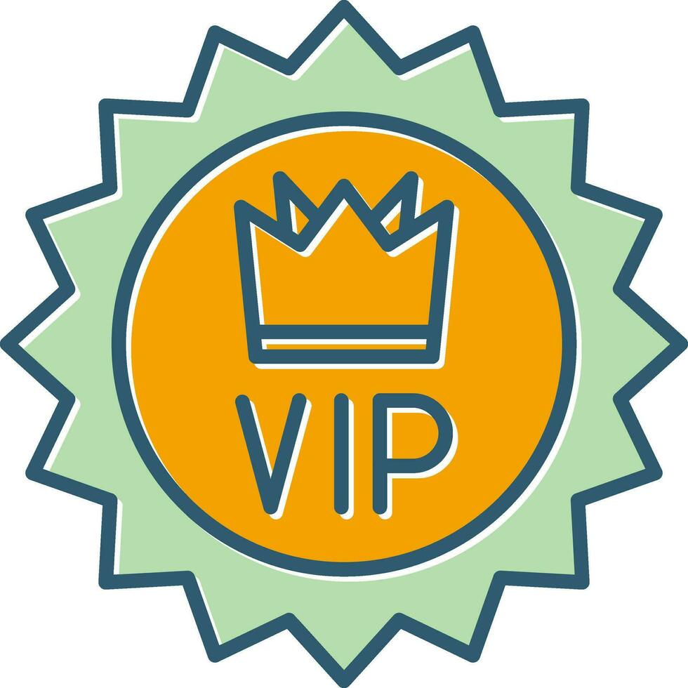 VIP-Vektorsymbol vektor