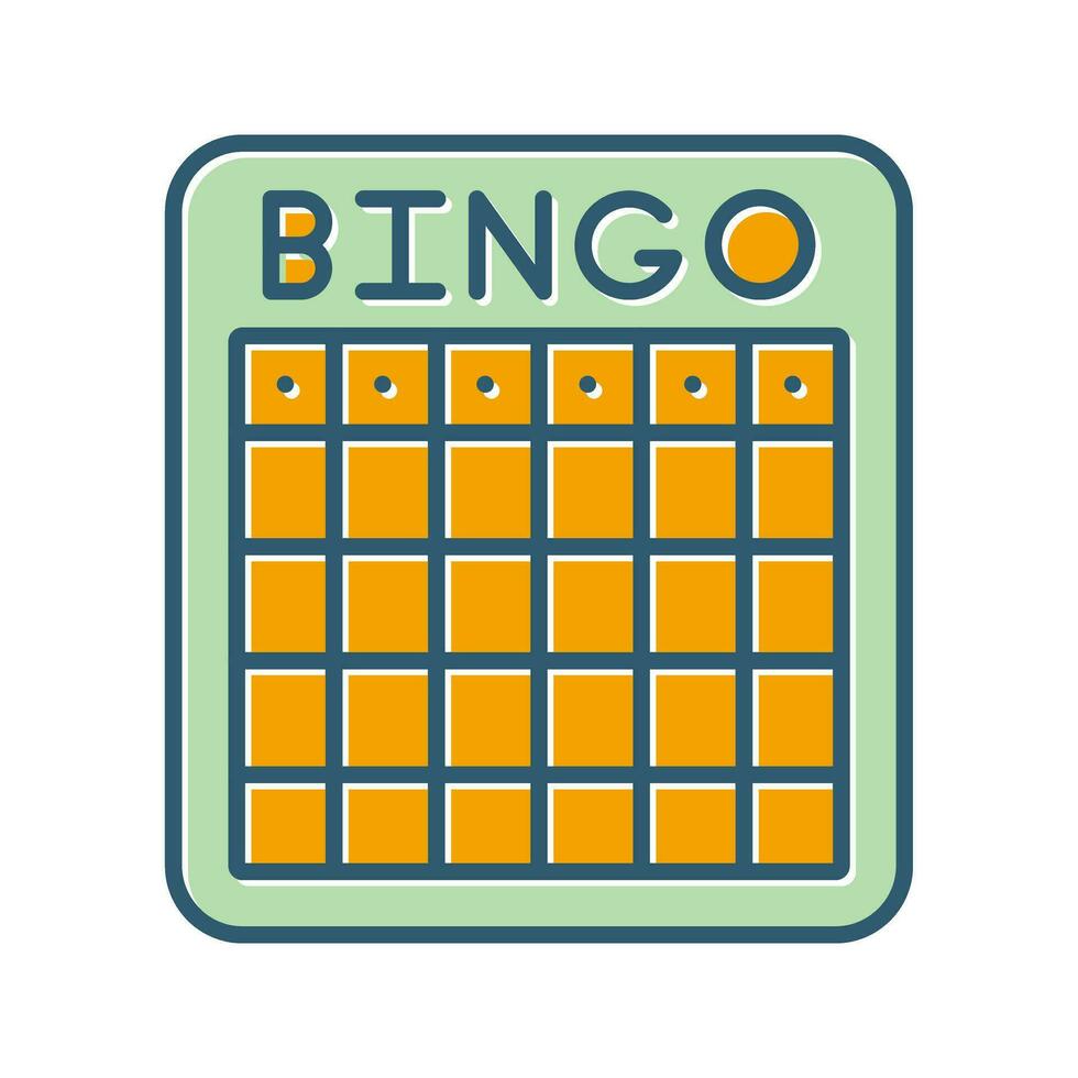 bingo vektor ikon