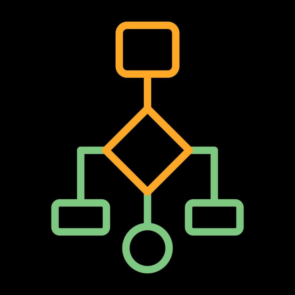 Affinität Diagramm Vektor Symbol