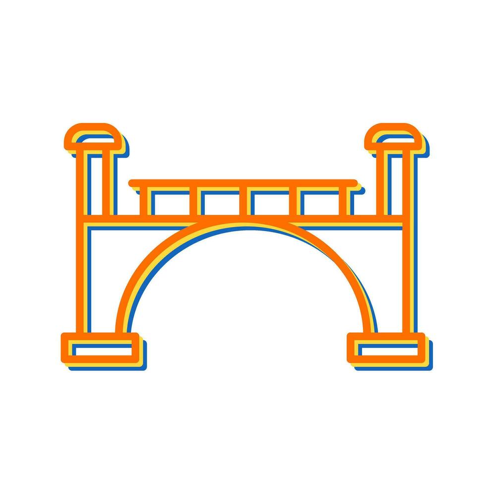 Brücke-Vektor-Symbol vektor