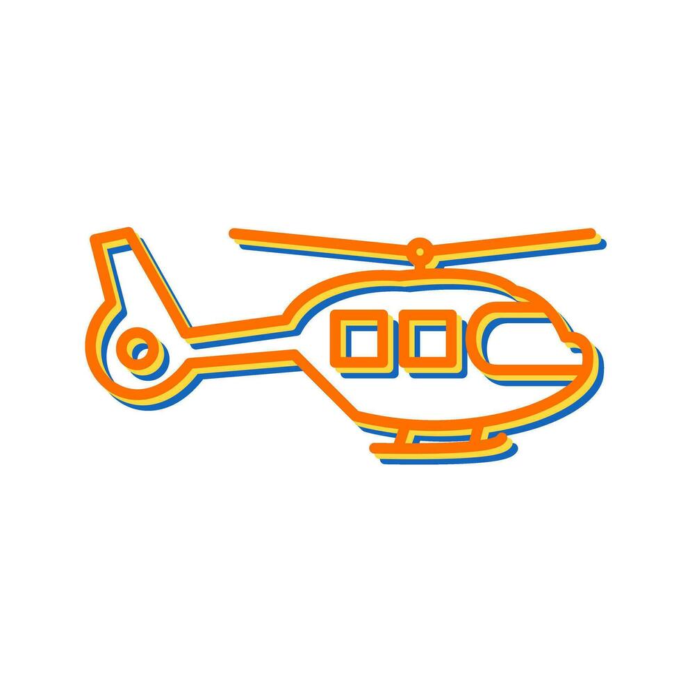 Hubschrauber-Vektor-Symbol vektor