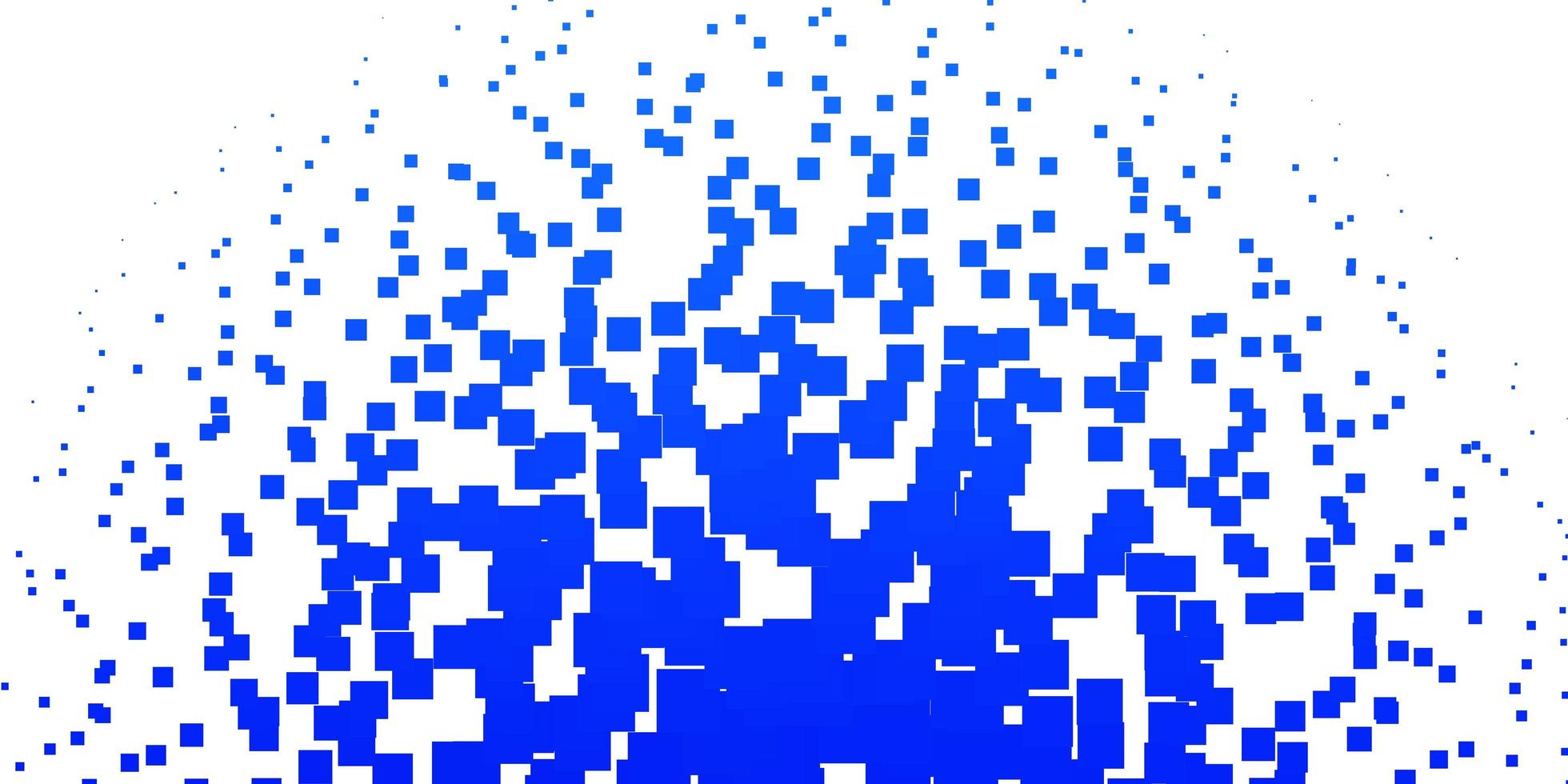 hellblauer Vektorhintergrund mit Rechtecken. Rechtecke mit buntem Farbverlauf auf abstraktem Hintergrund. Muster für Werbung, Anzeigen. vektor