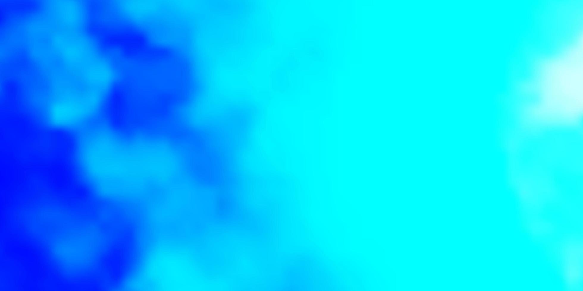 ljusblå vektor bakgrund med cumulus. lysande illustration med abstrakta lutningsmoln. mönster för dina broschyrer, broschyrer.