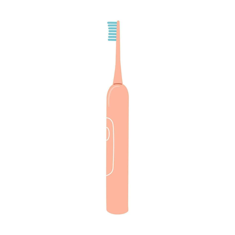elektrisk tandborste ClipArt. tand vård Utrustning ClipArt. dental hygien tillbehör symbol. vektor