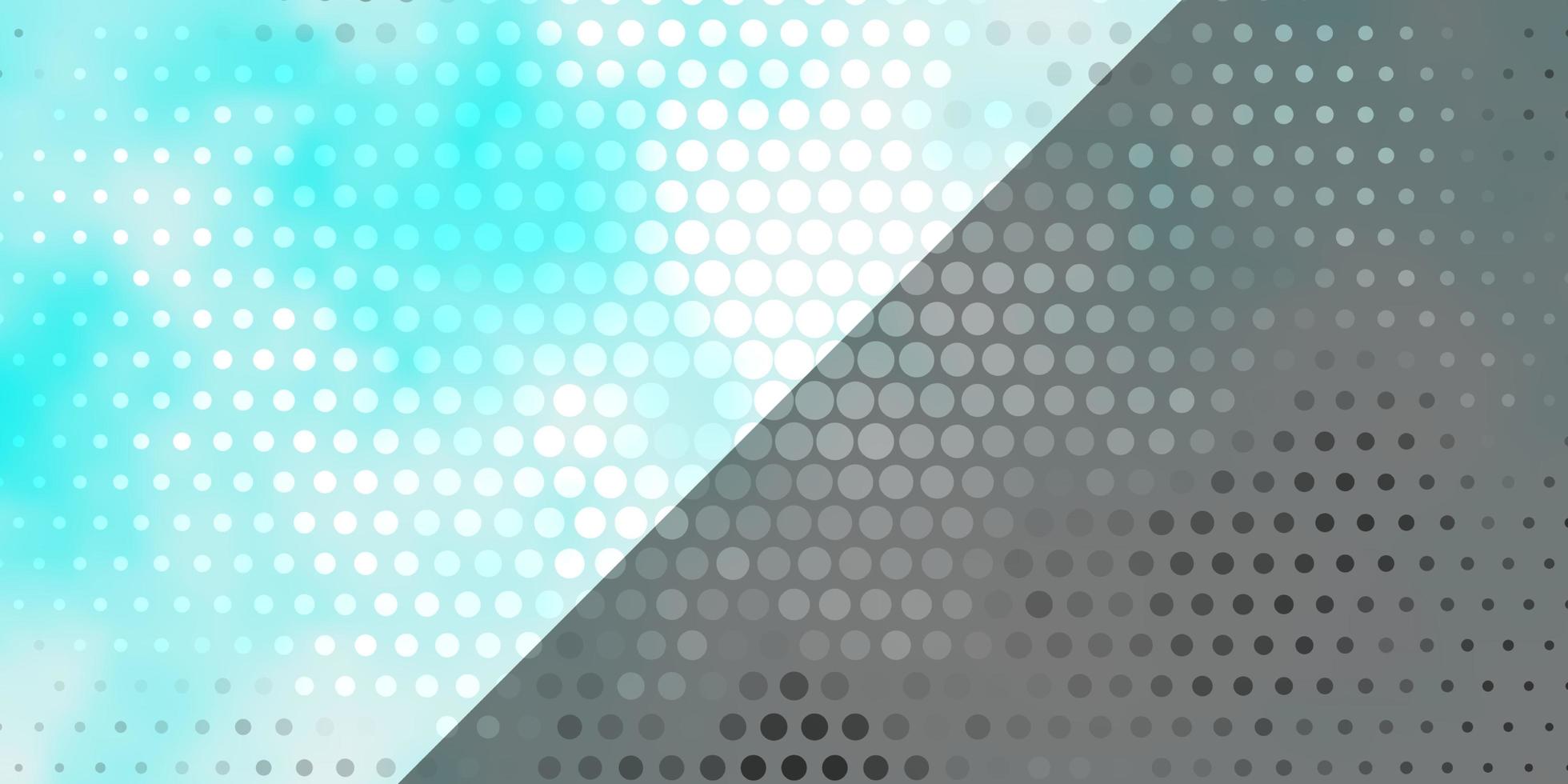 hellblaue Vektorschablone mit Kreisen. abstrakte Illustration mit bunten Flecken im Naturstil. Muster für Tapeten, Vorhänge. vektor