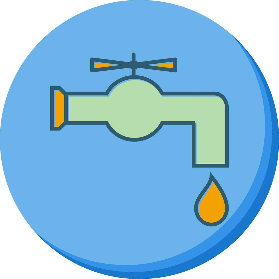 Wasserhahn-Vektorsymbol vektor