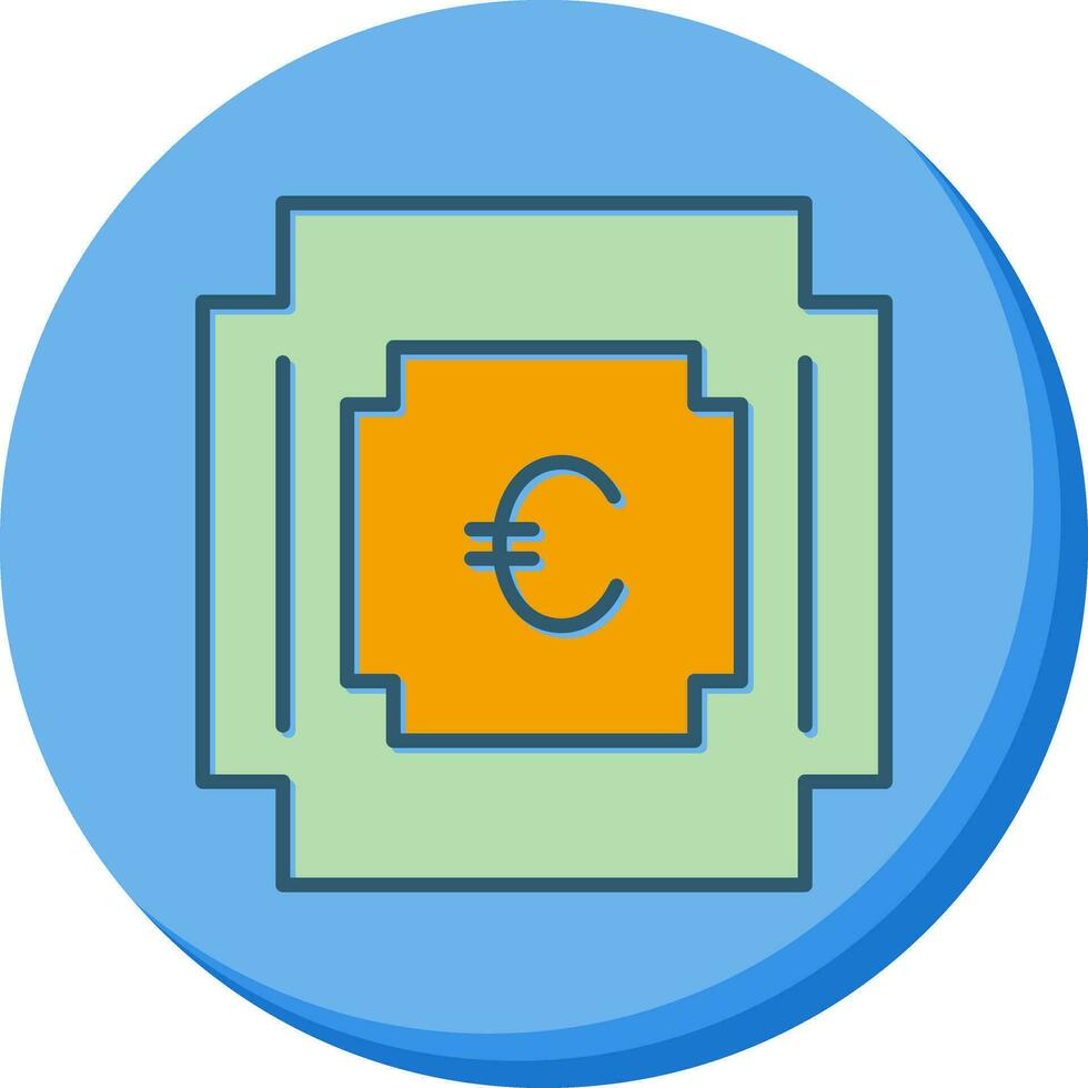 euro symbol vektor ikon