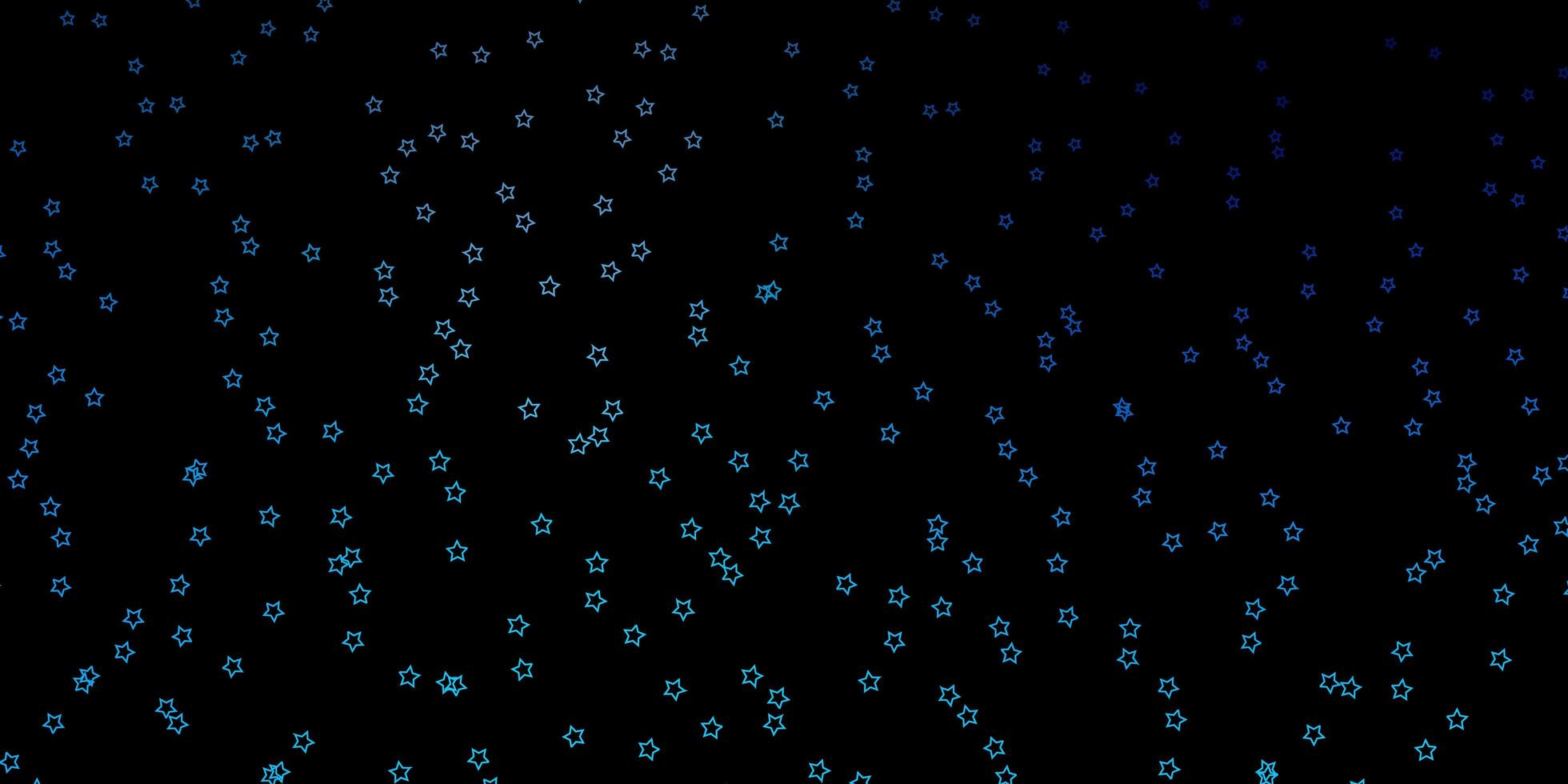 mörkblå vektorstruktur med vackra stjärnor. modern geometrisk abstrakt illustration med stjärnor. design för din företagsreklam. vektor
