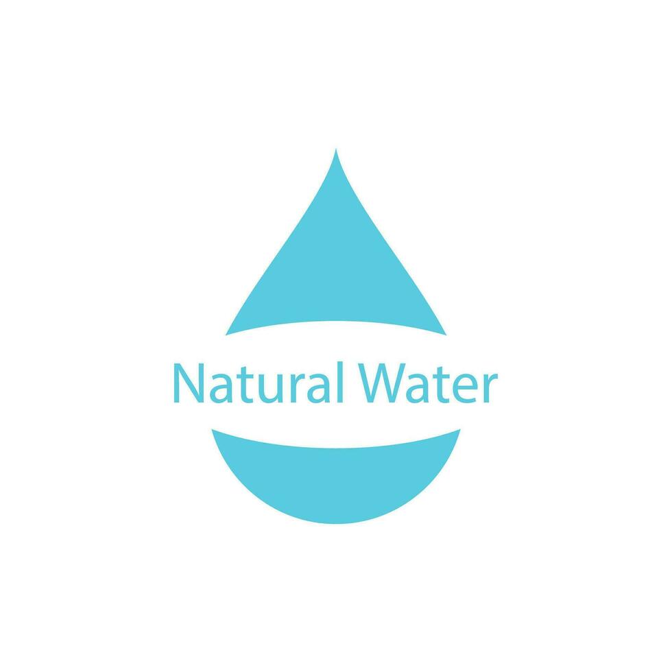 Wasser fallen Logo Vektor Element Geschäft Illustration Symbol und Design