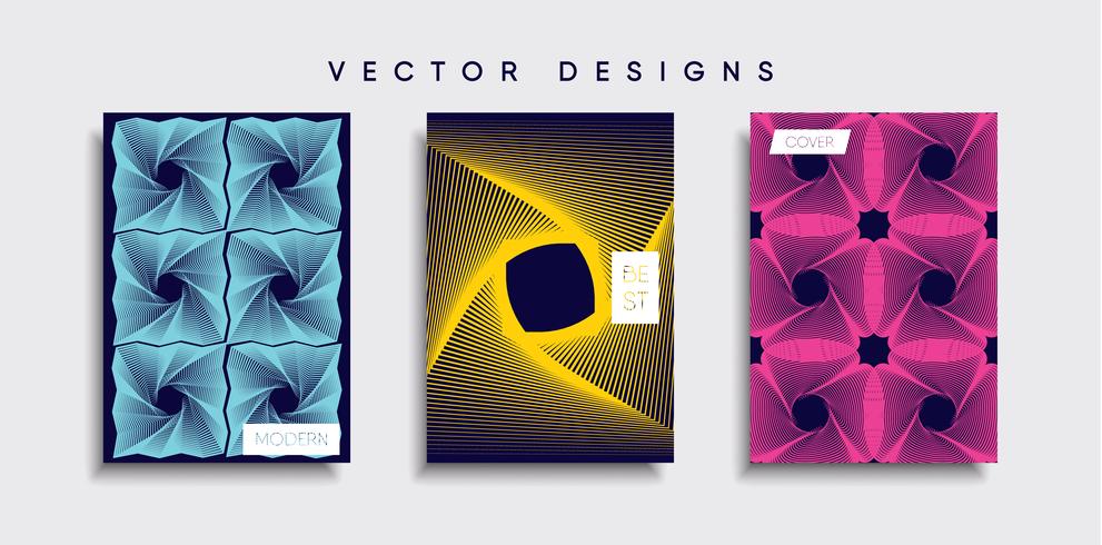 Minimale Vector-Cover-Designs. Zukünftige Plakatschablone. vektor