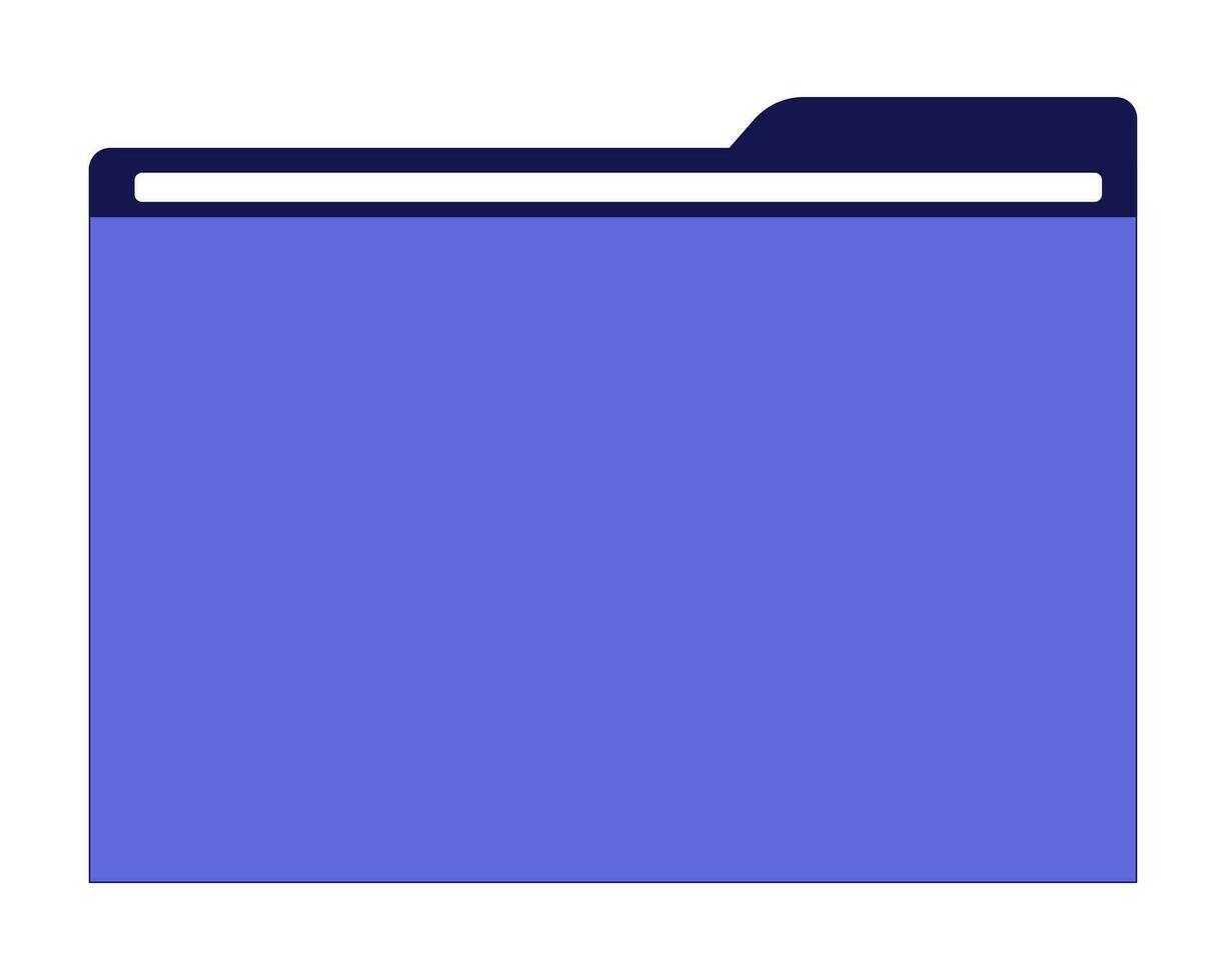nittiotalet fil mapp platt linje Färg isolerat vektor objekt. retro organisation arkiv dator. redigerbar klämma konst bild på vit bakgrund. enkel översikt tecknad serie fläck illustration för webb design
