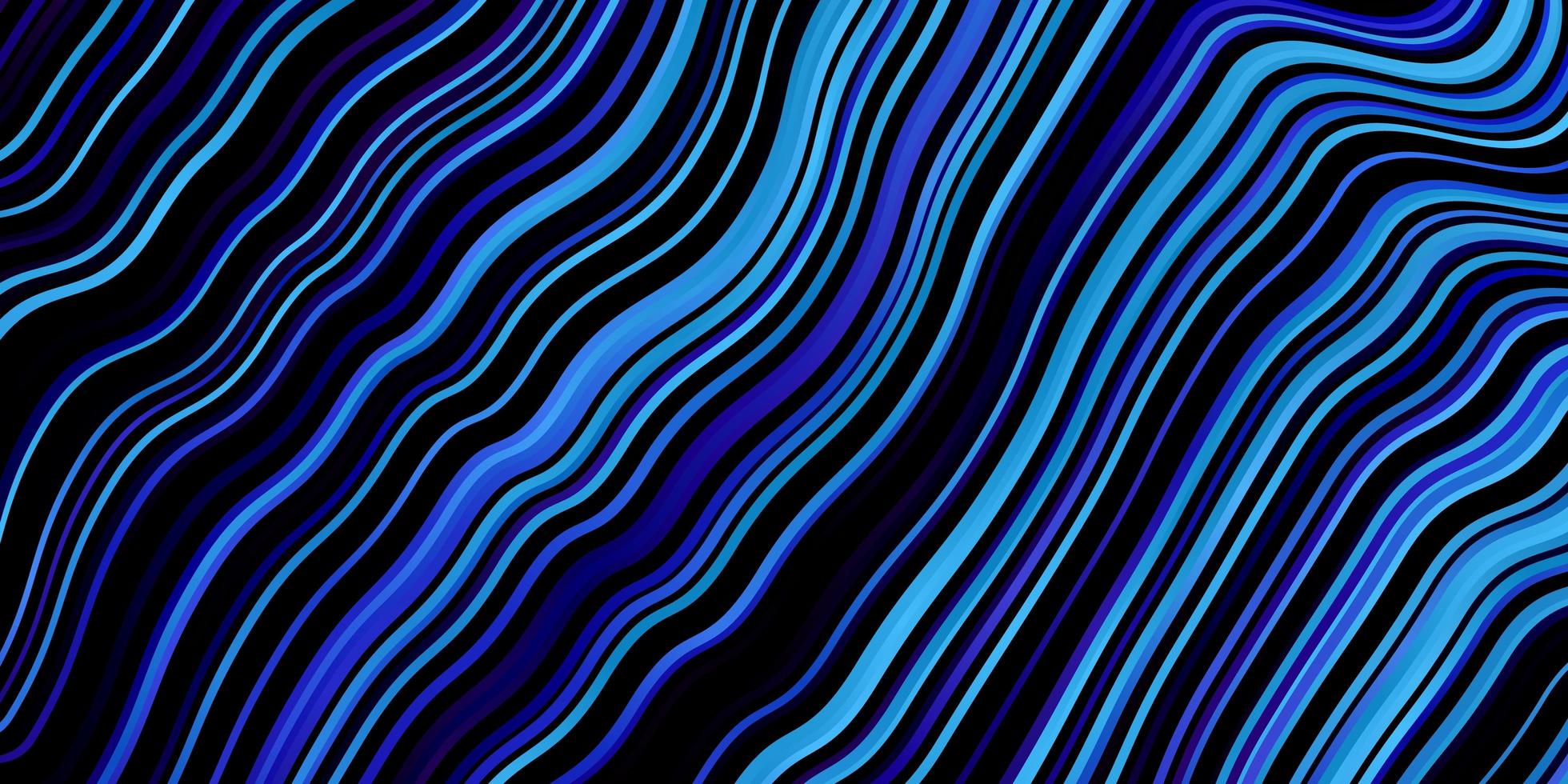 mörkrosa, blå vektorstruktur med kurvor. abstrakt illustration med lutningsbågar. mönster för webbplatser, målsidor. vektor
