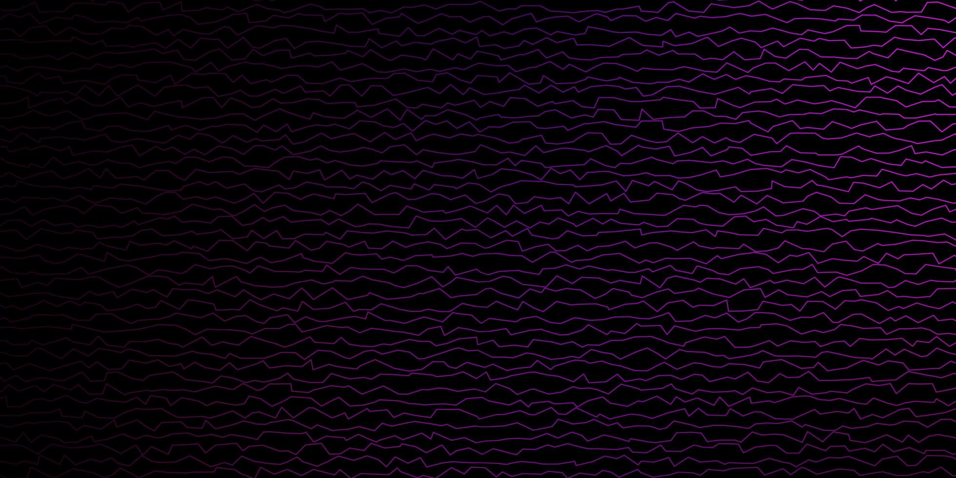 dunkelrosa Vektorhintergrund mit trockenen Linien. abstrakte Illustration mit Steigungsbögen. Smartes Design für Ihre Werbeaktionen. vektor