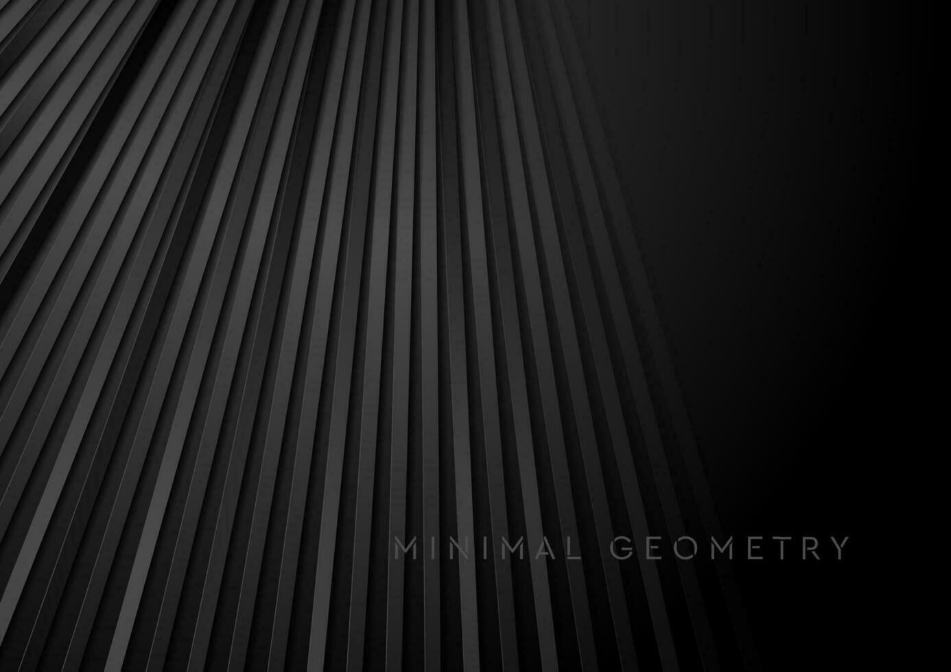 schwarz Streifen abstrakt Technologie geometrisch Hintergrund vektor