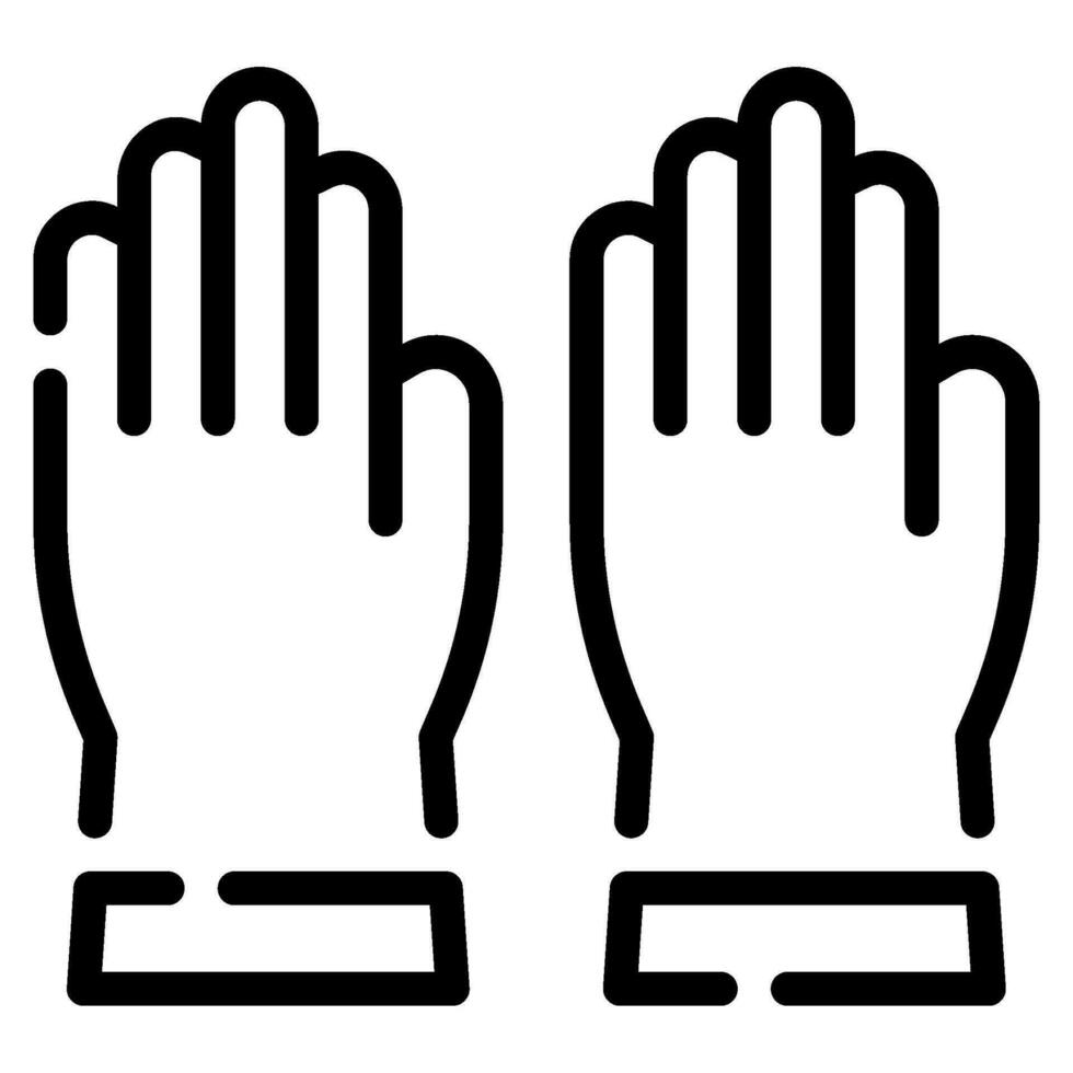 medizinisch Handschuhe Symbol Illustration, zum Netz, Anwendung, Infografik, usw vektor