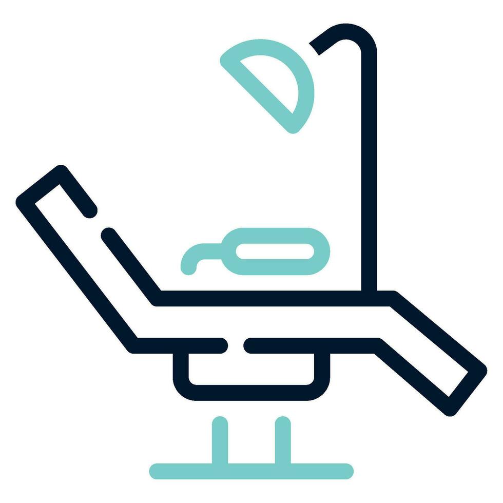 dental stol ikon illustration, för webb, app, infografik, etc vektor