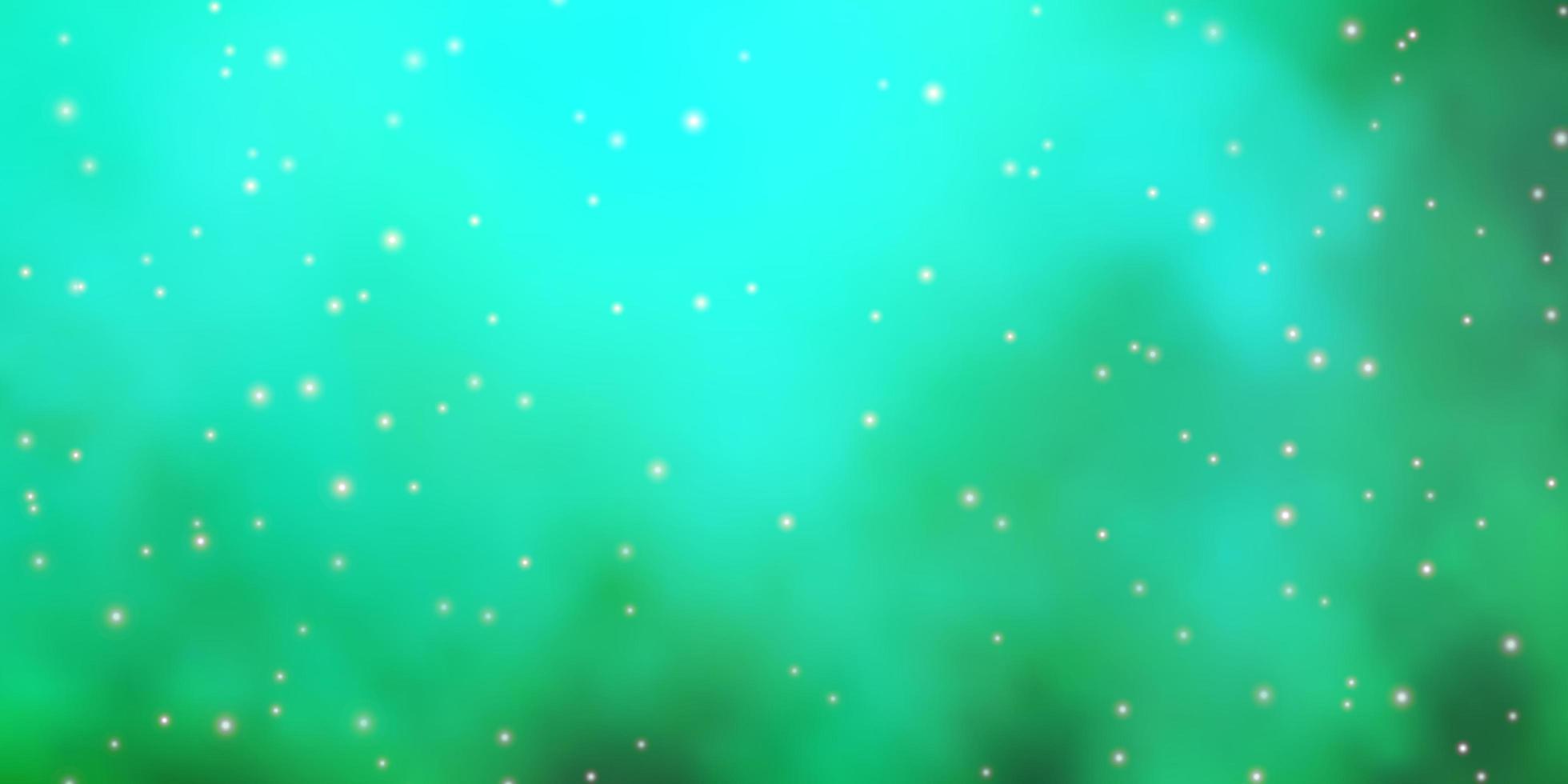 ljusgrön vektorlayout med ljusa stjärnor. modern geometrisk abstrakt illustration med stjärnor. mönster för nyårsannons, häften. vektor