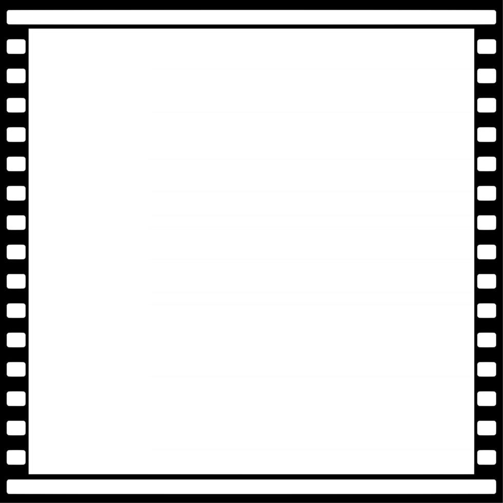 Rahmen für Hollywood-Filme vektor