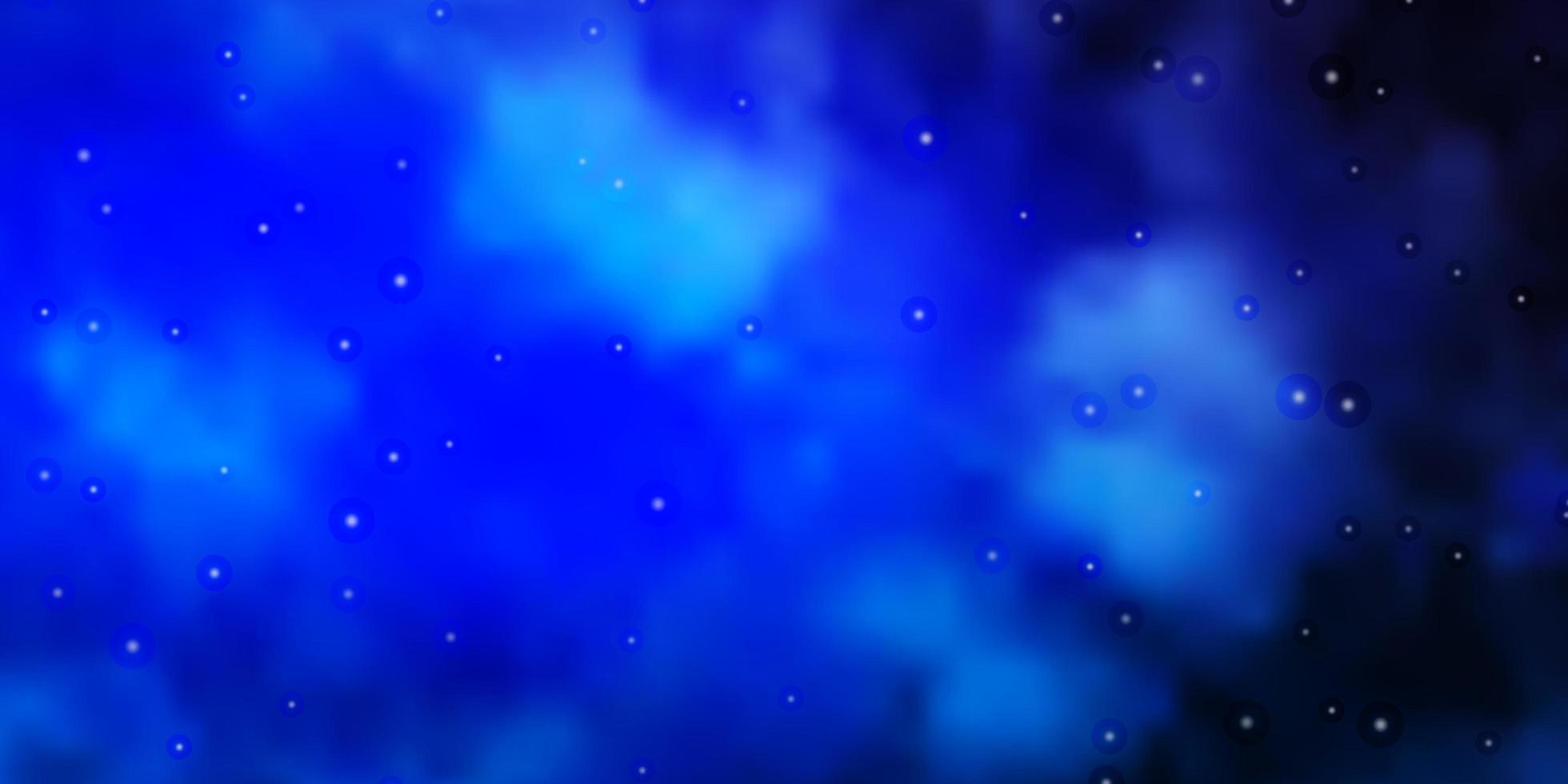 ljusblå vektor konsistens med vackra stjärnor. lysande färgglad illustration med små och stora stjärnor. tema för mobiltelefoner.