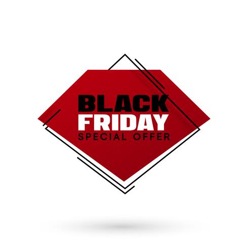 Black Friday-Verkaufsvektorabbildung vektor