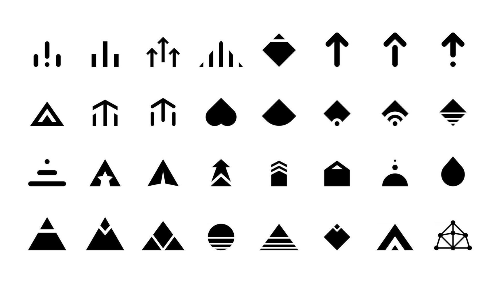 Wischen Sie die Schaltflächensymbole für die Story nach oben. Anwendung und soziales Netzwerk-Scroll-Pfeil-Piktogramm für das Design von Modeblogger-Geschichten. vektor flache moderne schwarze stilillustration