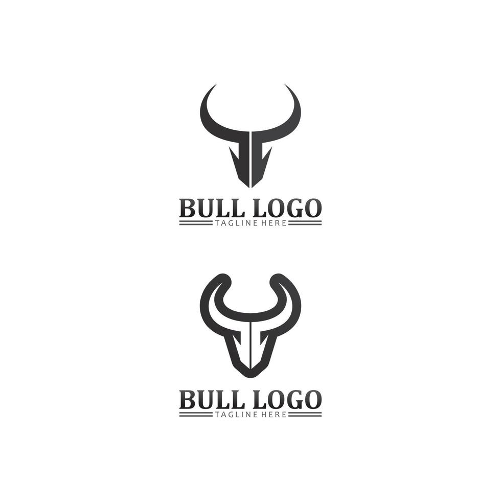 bull buffalo head, ko, animal maskot logo design vector for sport horn buffalo, animal, däggdjur, head logo, wild, matador