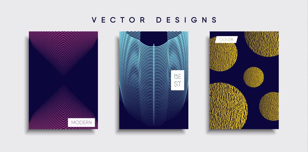 Minimale Vector-Cover-Designs. Zukünftige Plakatschablone. vektor