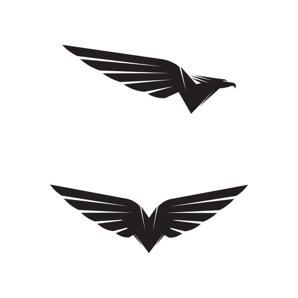 Falcon Wings Logo Vorlage Vektor Icon Logo Design App