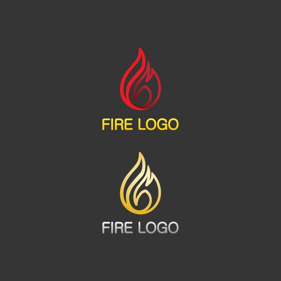 eld logotyp och ikon, het flammande uppsättning element vektor flamma illustration design energi, varm, varning, matlagning tecken, logotyp, ikon, ljus, kraft värme